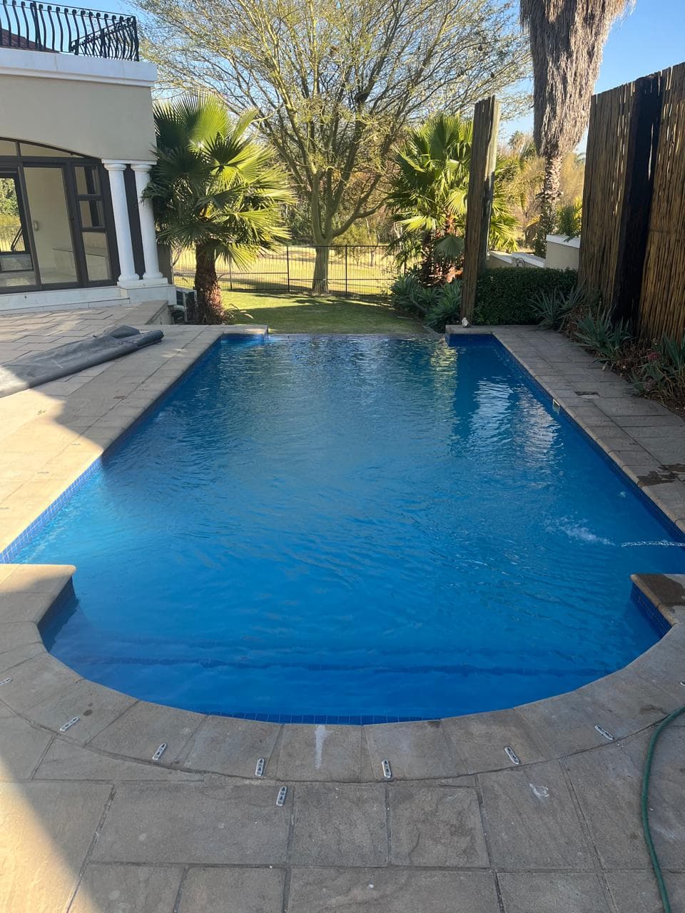 Renovated residential swimming pool in Johannesburg